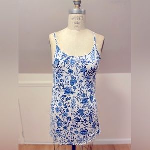 Divided by h&m floral print blue and white